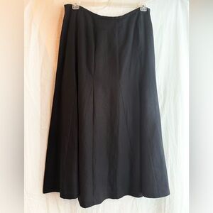 Talbots Classic Black A-Line Skirt